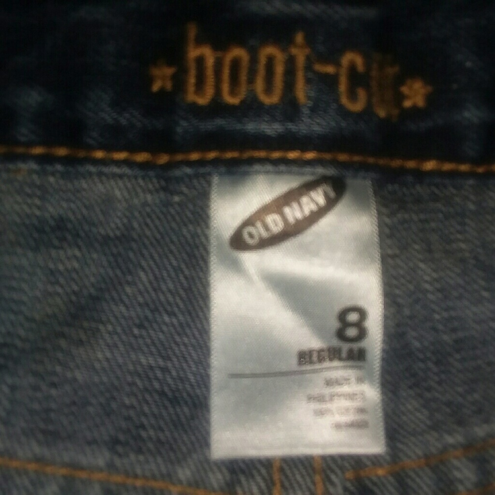 BOOT CUT JEANS Sz 8 - Picture 3 of 4